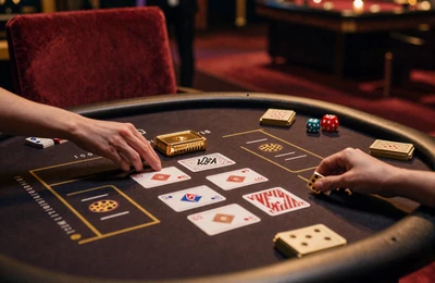 Live Baccarat und W&uuml;rfelspiele Tisch in VIP-Atmosph&auml;re