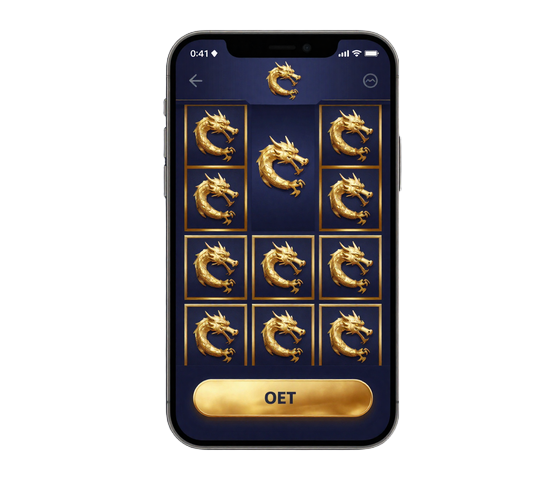 Dragonia Casino auf dem Smartphone - mobile Casino-Ansicht mit Spielen und Navigation