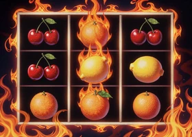 Flame Fruits Frenzy Spielautomat bei Dragonia Casino - Dragonia Exklusiv