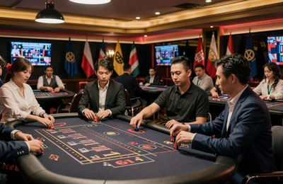 Internationale Live Dealer Tische mit mehrsprachigen Croupiers