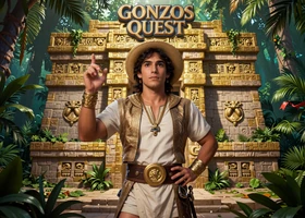 Gonzo's Quest Spielautomat bei Dragonia Casino - NetEnt
